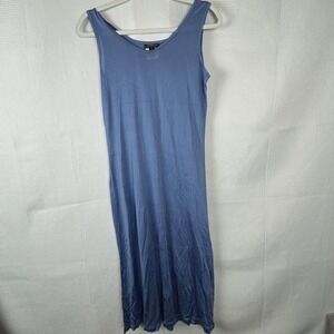 DreamSacks 100% Silk Nightgown Blue Sleeveless Sleepwear Chemise Small NG800 NWT